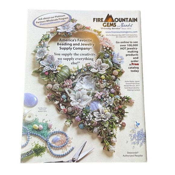 Bead & Button Magazine Jewelry Crafting Book u April 2018 Issue 144 Use your Loo - Picture 2 of 7